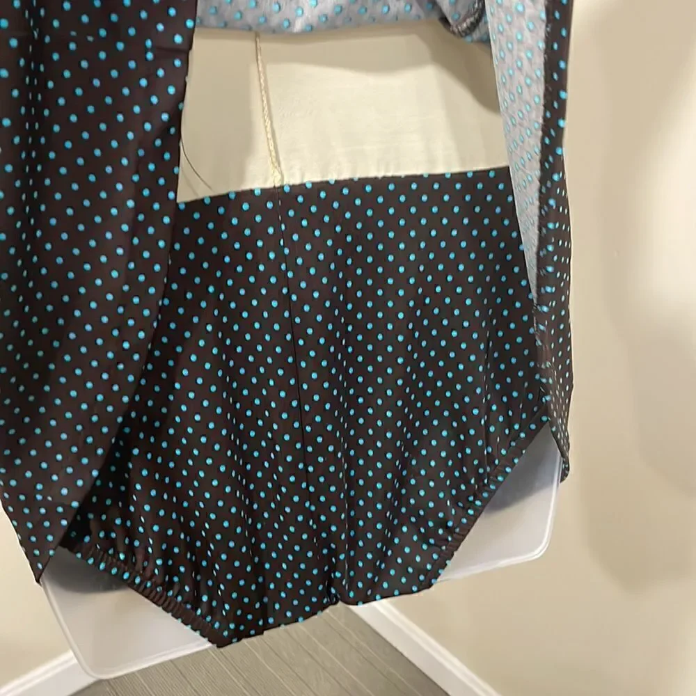 NWOT Le Cove One Piece Polka Dot Swim Dress. Size 12 L large
